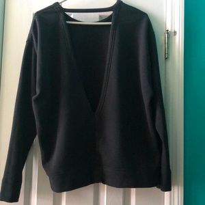 Nike cut out sweat shirt